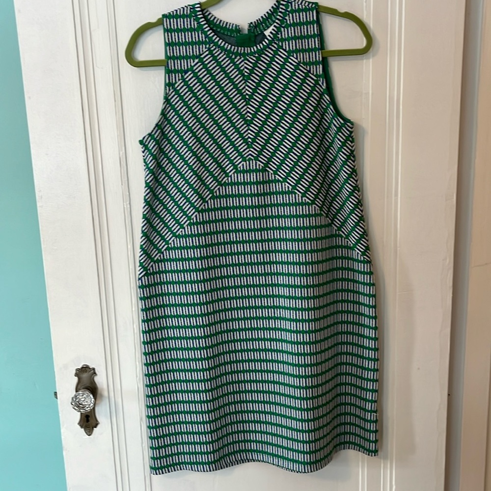 Anthropologie Maeve sleeveless printed shift dress